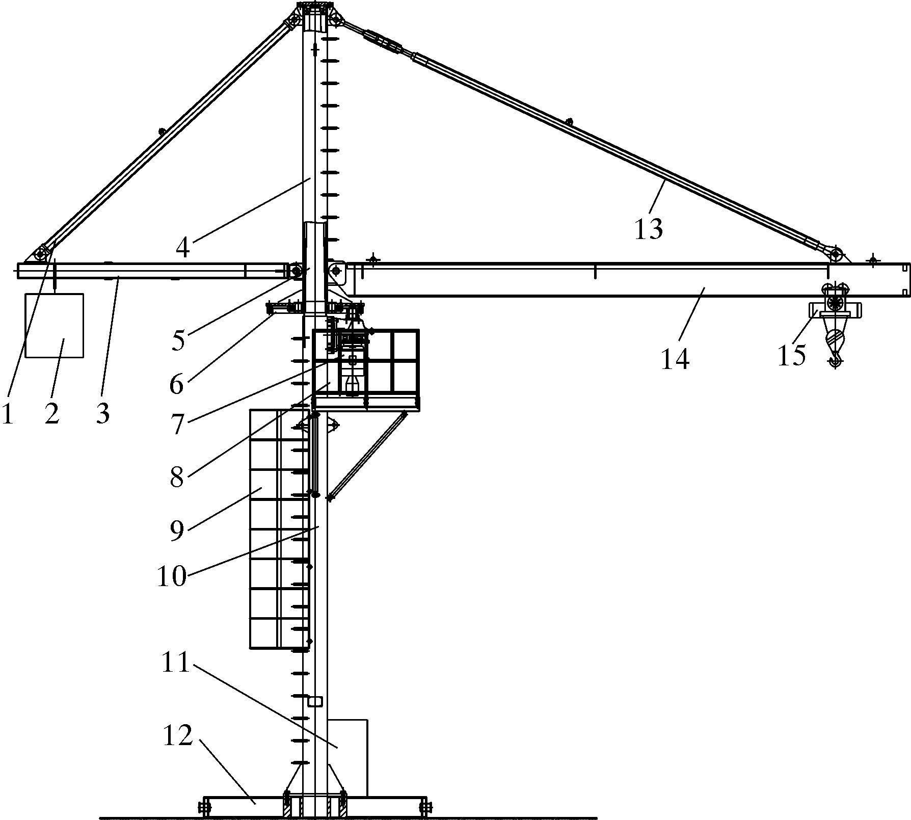 定柱式旋臂起重机结构